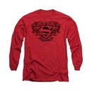 Superman Shirt Dragons Long Sleeve Red Tee T-Shirt