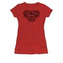 Superman Shirt Juniors Dragons Red T-Shirt