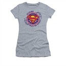 Superman Shirt Juniors Future Man Of Steel Athletic Heather T-Shirt