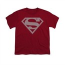 Superman Shirt Kids Crimson & Gray Cardinal T-Shirt