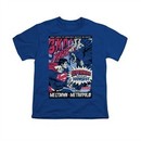 Superman Shirt Kids Meltdown Royal Blue T-Shirt