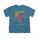 Superman Shirt Kids Super Spray Slate T-Shirt