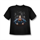Superman Shirt Kids Villians Black T-Shirt