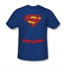Superman Shirt New Torso Royal Blue T-Shirt