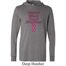 Support Breast Cancer Awareness Lightweight Hoodie