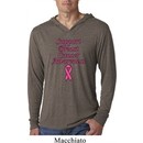Support Breast Cancer Awareness Lightweight Hoodie Tee