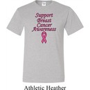 Support Breast Cancer Awareness Tall T-shirt