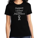 Support Carcinoid Cancer Awareness Ladies T-shirt