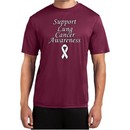 Support Lung Cancer Awareness Dry Wicking T-shirt
