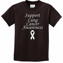 Support Lung Cancer Awareness Kids T-shirt