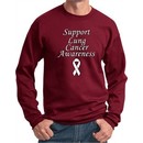 Support Lung Cancer Awareness Sweatshirt
