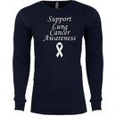 Support Lung Cancer Awareness Thermal Shirt
