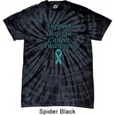 Support Ovarian Cancer Awareness Tie Dye T-shirt