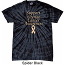 Support Uterine Cancer Awareness Tie Dye T-shirt