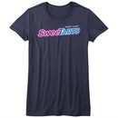 Sweet Tarts Shirt Juniors Candy Logo Heather Blue T-Shirt