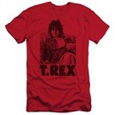 T.Rex Shirt Slim Fit Lounging Red T-Shirt