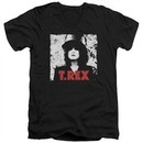 T.Rex Shirt Slim Fit V-Neck The Slider Black T-Shirt