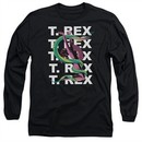 T.Rex Shirt Snake Long Sleeve Black Tee T-Shirt