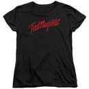 Ted Nugent Womens Shirt Distress Logo Black T-Shirt