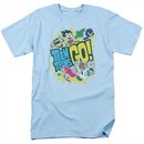 Teen Titans Go Shirt GO! Light Blue T-Shirt