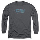 Teen Wolf Long Sleeve Shirt Neon Logo Charcoal Tee T-Shirt