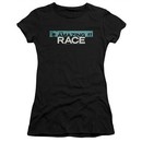 The Amazing Race Juniors Shirt Bar Logo Black T-Shirt