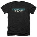 The Amazing Race Shirt Bar Logo Heather Black T-Shirt