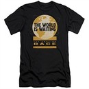 The Amazing Race Slim Fit Shirt Waiting World Black T-Shirt