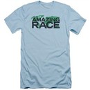 The Amazing Race Slim Fit Shirt World Light Blue T-Shirt