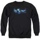 The Amazing Race Sweatshirt Faded Globe Adult Black Sweat Shirt