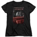 The Amityville Horror Womens Shirt Cold Red Black T-Shirt