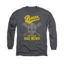 The Bad News Bears Shirt Always Bad News Long Sleeve Charcoal Tee T-Shirt