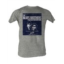The Blues Brothers Blues Brothers And The Band Heather Gray Tee Shirt