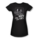 The Blues Brothers Juniors T-shirt Movie Hit It Black Tee Shirt