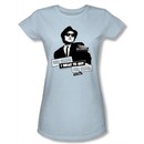 The Blues Brothers Juniors T-shirt Movie Juniors Light Blue Tee Shirt
