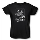 The Blues Brothers Ladies T-shirt Movie Hit It Black Tee Shirt