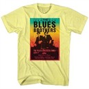 The Blues Brothers Shirt Band Poster Yellow T-Shirt
