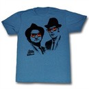 The Blues Brothers Shirt Shades Slate Blue T-Shirt