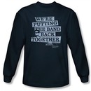 The Blues Brothers T-shirt Movie Band Back Navy Blue Long Sleeve Shirt