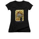 The Dark Crystal Shirt Juniors V Neck Poster Black Tee T-Shirt