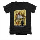 The Dark Crystal Shirt Poster Slim Fit V Neck Black Tee T-Shirt