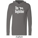 The Dog Father White Print Lightweight Hoodie Tee