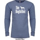 The Dog Father White Print Long Sleeve Thermal Shirt
