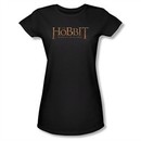 The Hobbit Battle Of The Five Armies Shirt Juniors Logo Black Tee T-Shirt