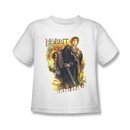 The Hobbit Battle Of The Five Armies Shirt Kids Bilbo White Youth Tee T-Shirt