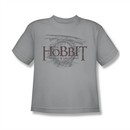 The Hobbit Battle Of The Five Armies Shirt Kids Door Logo Silver Youth Tee T-Shirt