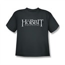 The Hobbit Battle Of The Five Armies Shirt Kids Ornate Logo Charcoal Youth Tee T-Shirt