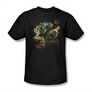 The Hobbit Desolation Of Smaug Shirt Baddies Adult Black Tee T-Shirt