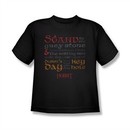 The Hobbit Desolation Of Smaug Shirt Kids Keyhole Black Youth Tee T-Shirt