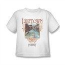 The Hobbit Desolation Of Smaug Shirt Kids Laketown White Youth Tee T-Shirt